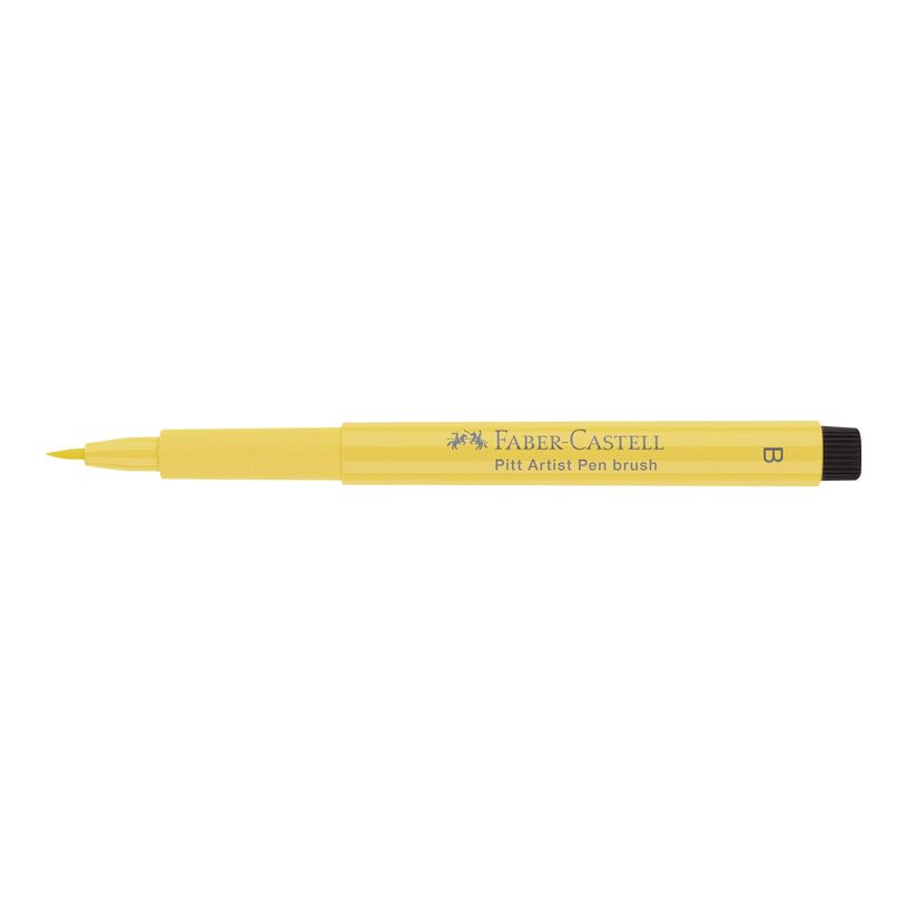 4005401674085-Faber-Castell PITT Artist Pen B 408 - Feutre pinceau à pointe souple - permanent - jaune de ca-P_79403804_1-3