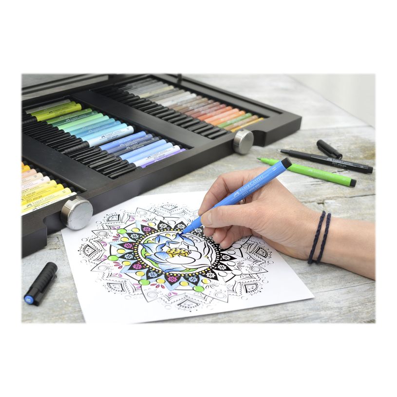 4005401674184-Faber-Castell PITT artist - Feutre pinceau à pointe souple - permanent - rouge écarlate --P_79403811_5-5