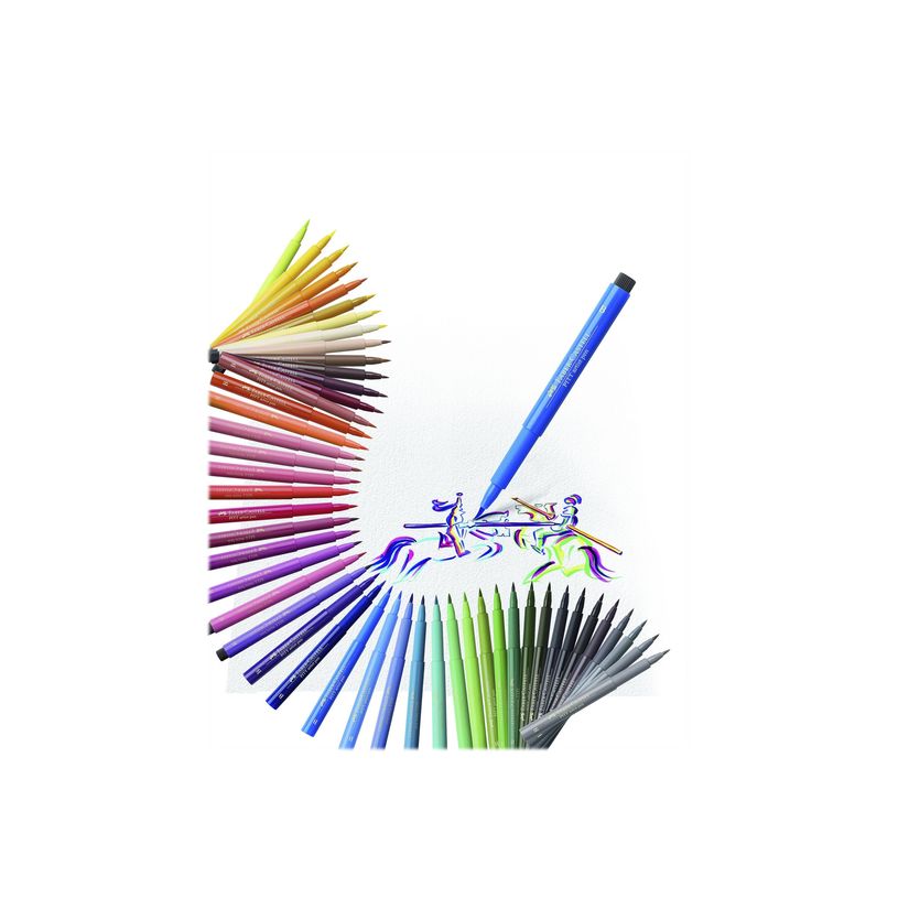 4005401674184-Faber-Castell PITT artist - Feutre pinceau à pointe souple - permanent - rouge écarlate --P_79403811_6-4