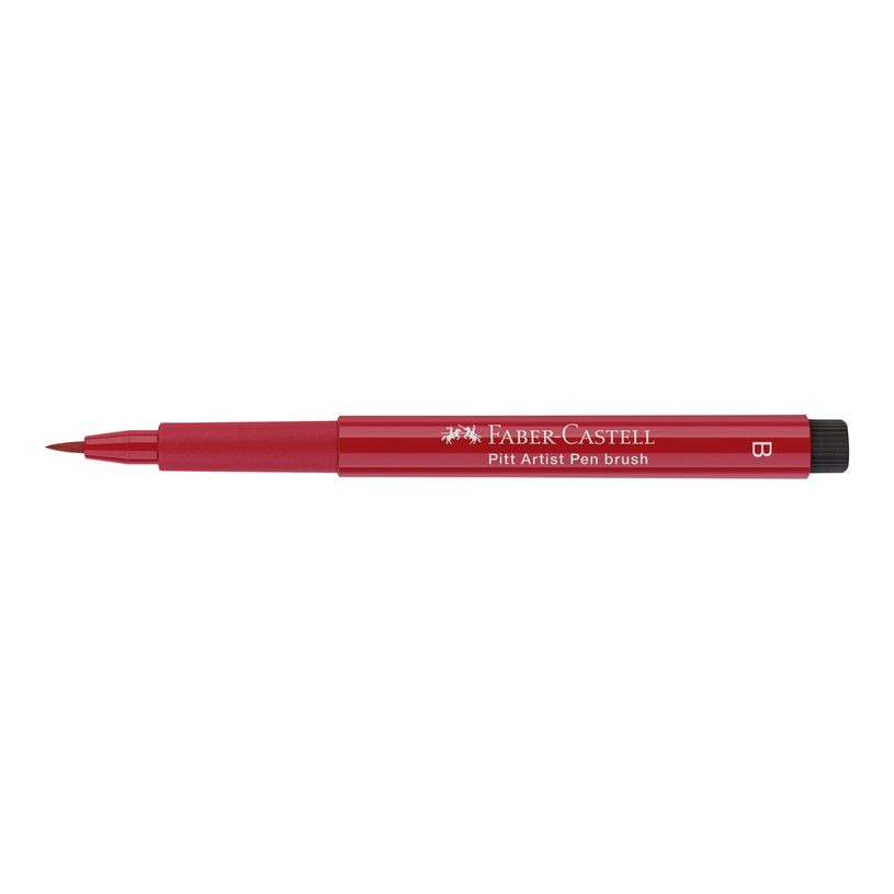 4005401674191-Faber-Castell PITT Artist Pen - Feutre pinceau à pointe souple - permanent - rouge écarla-P_79403812_3-3