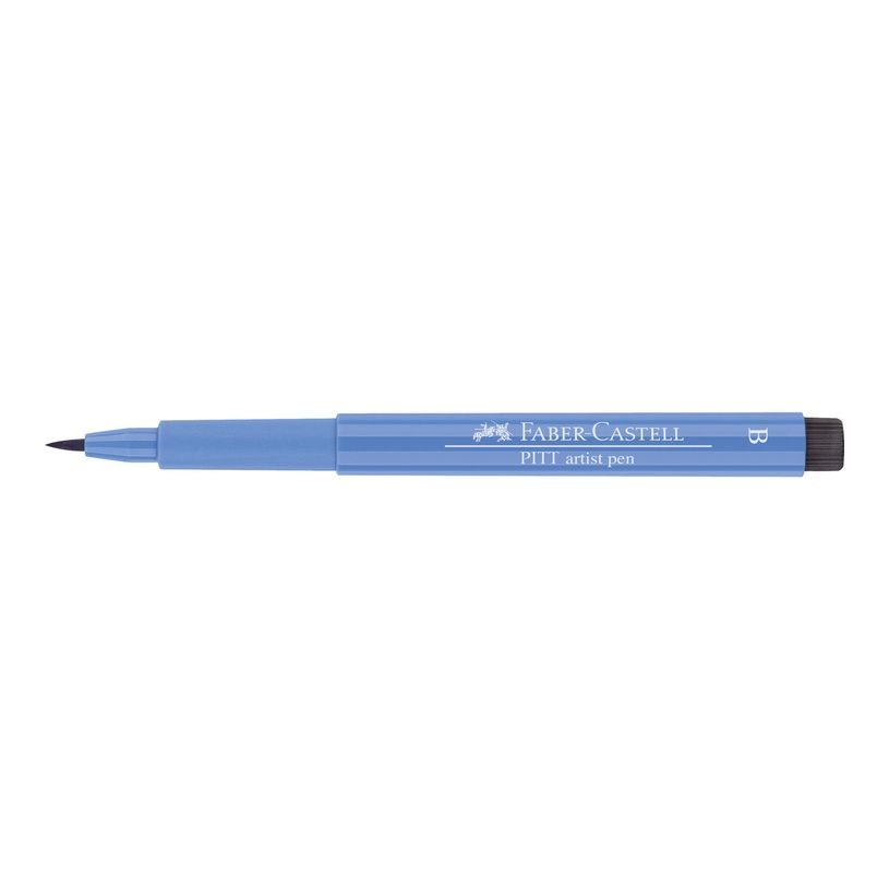 4005401674207-Faber-Castell PITT Artist Pen - Feutre pinceau à pointe souple - permanent - bleu d'outrem-P_79403813_2-2