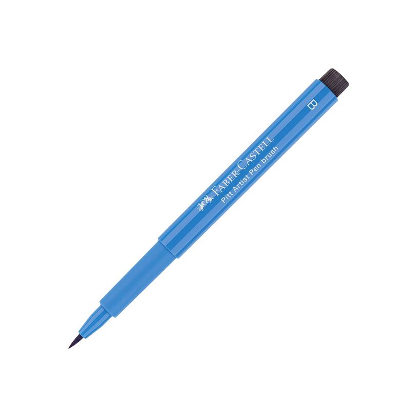 4005401674207-Faber-Castell PITT Artist Pen - Feutre pinceau à pointe souple - permanent - bleu d'outrem-P_79403813_3-1