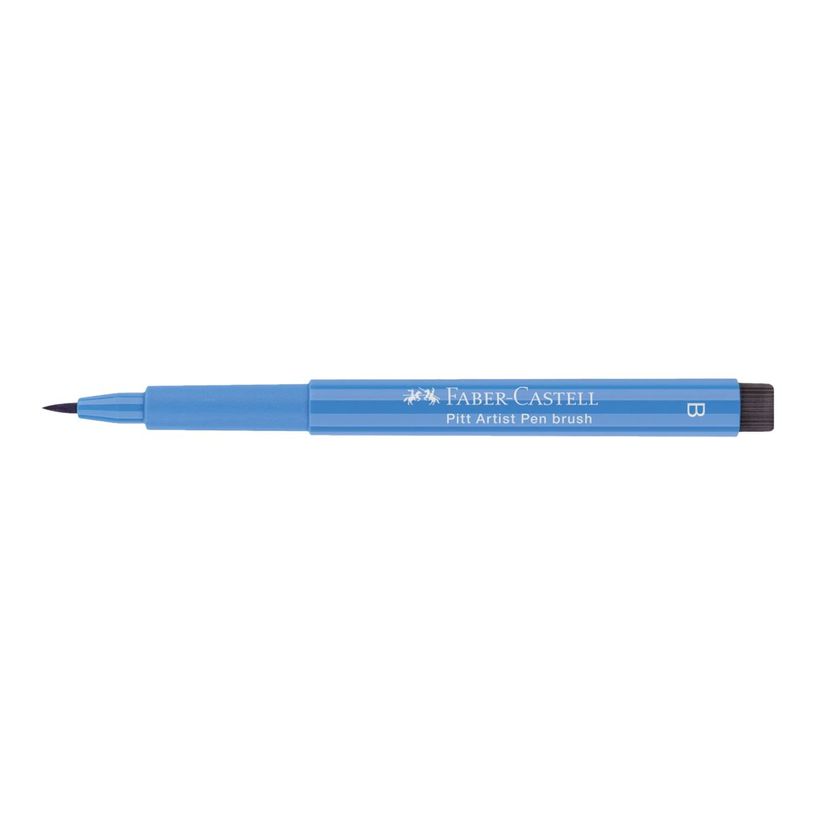 4005401674207-Faber-Castell PITT Artist Pen - Feutre pinceau à pointe souple - permanent - bleu d'outrem-P_79403813_6-4