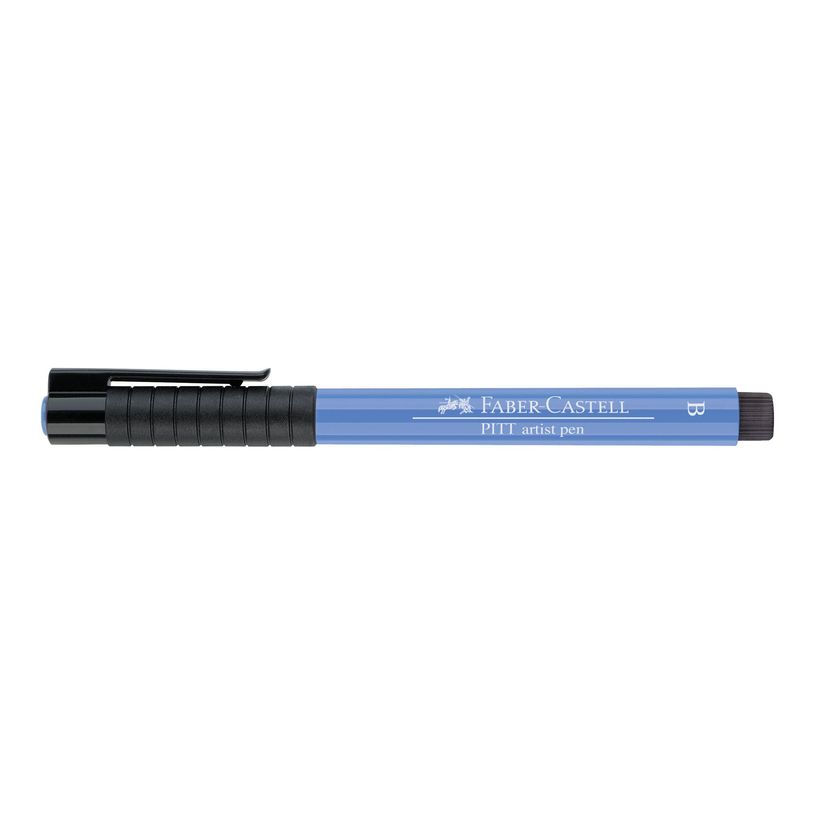 4005401674207-Faber-Castell PITT Artist Pen - Feutre pinceau à pointe souple - permanent - bleu d'outrem-P_79403813_7-3