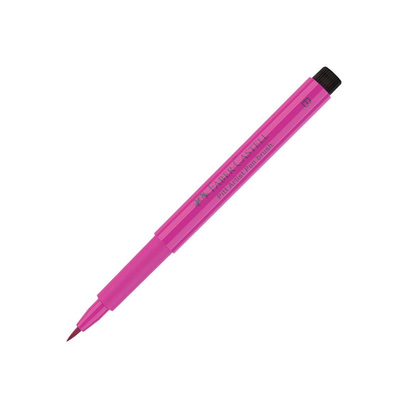 4005401674252-Faber-Castell PITT Artist Pen - Feutre pinceau à pointe souple - permanent - rose violet m-P_79403815_5-1