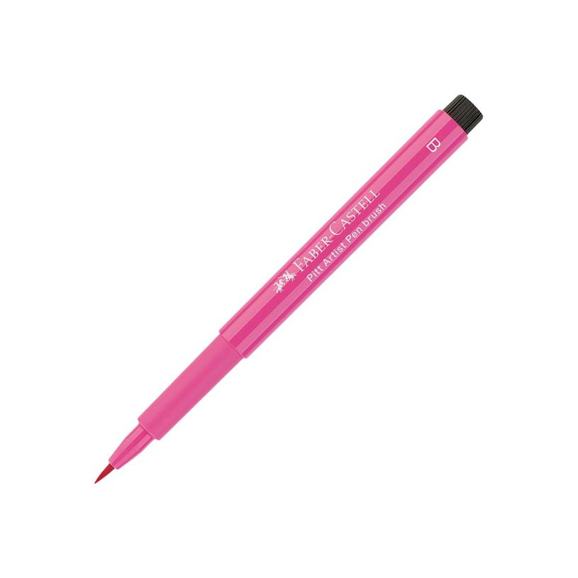 4005401674290-Faber-Castell PITT Artist Pen - Feutre pinceau à pointe souple - permanent - laque rose - -P_79403817_1-2