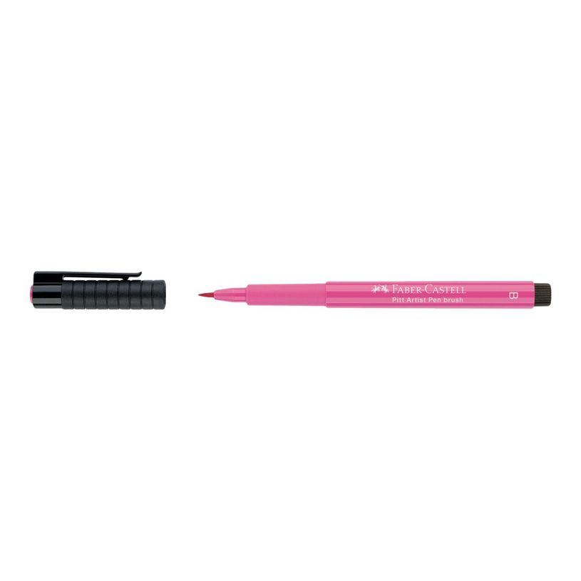 4005401674290-Faber-Castell PITT Artist Pen - Feutre pinceau à pointe souple - permanent - laque rose - -P_79403817_3-1