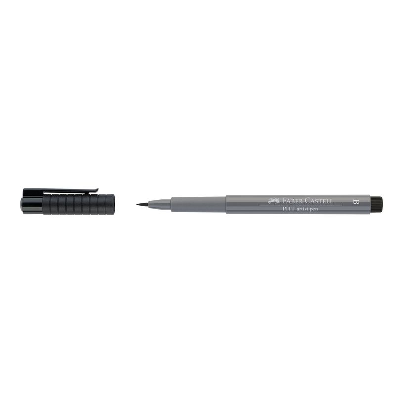 4005401674337-Faber-Castell PITT Artist Pen - Feutre pinceau à pointe souple - permanent - gris froid IV-P_79403821_3-2