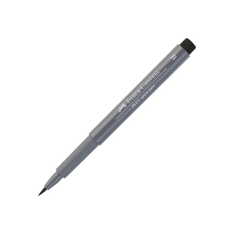 4005401674337-Faber-Castell PITT Artist Pen - Feutre pinceau à pointe souple - permanent - gris froid IV-P_79403821_4-1