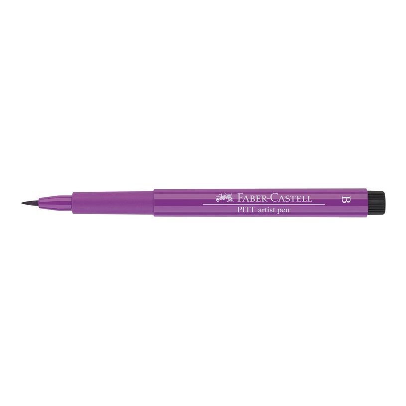 4005401674344-Faber-Castell PITT Artist Pen - Feutre pinceau à pointe souple - permanent - cramoisi - en-P_79403822_1-3