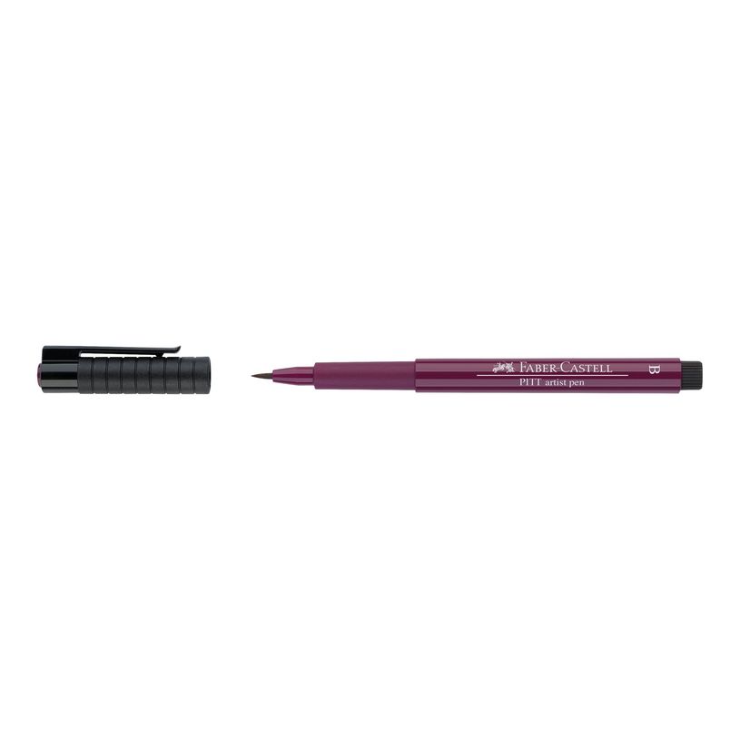 4005401674375-Faber-Castell PITT Artist Pen - Feutre pinceau à pointe souple - permanent - magenta - enc-P_79403825_1-1