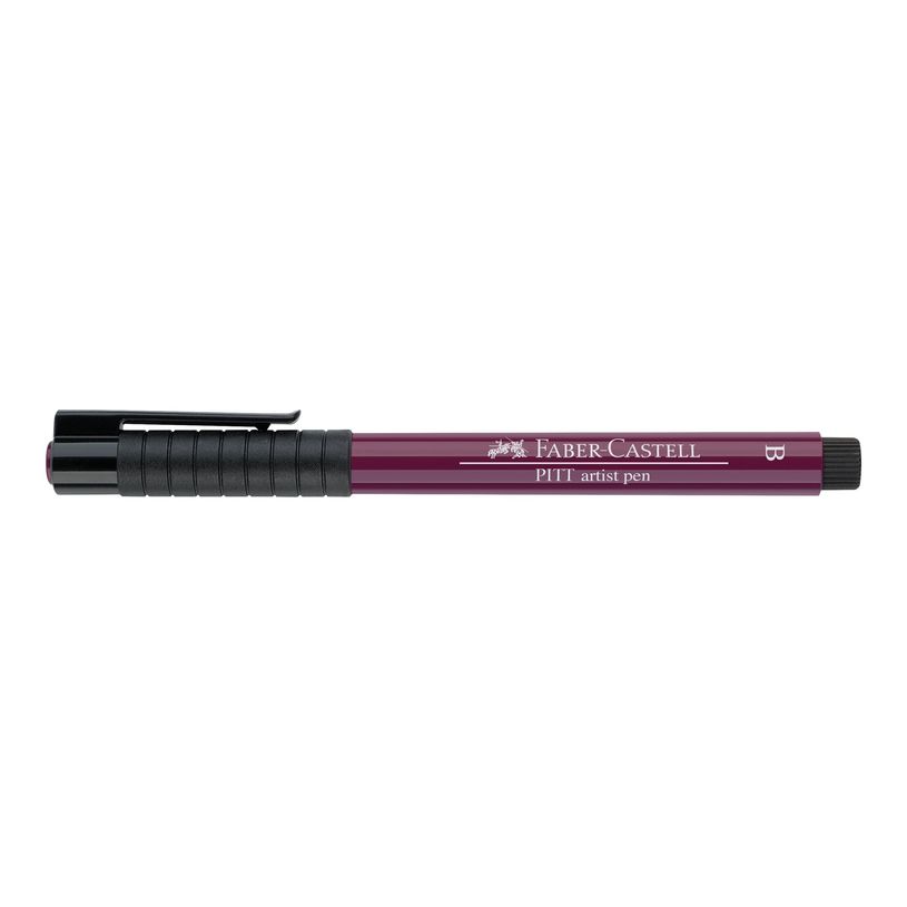 4005401674375-Faber-Castell PITT Artist Pen - Feutre pinceau à pointe souple - permanent - magenta - enc-P_79403825_3-0