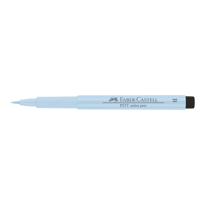 4005401674481-Faber-Castell PITT Artist Pen - Feutre pinceau à pointe souple - permanent - bleu glacé --P_79403830_1-1
