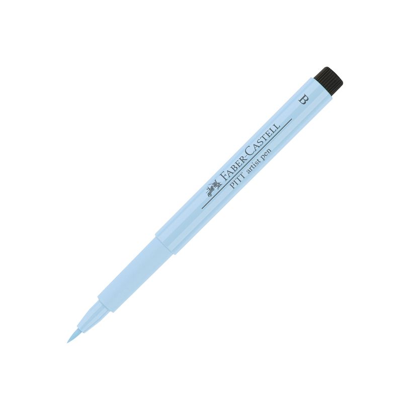 4005401674481-Faber-Castell PITT Artist Pen - Feutre pinceau à pointe souple - permanent - bleu glacé --P_79403830_3-3