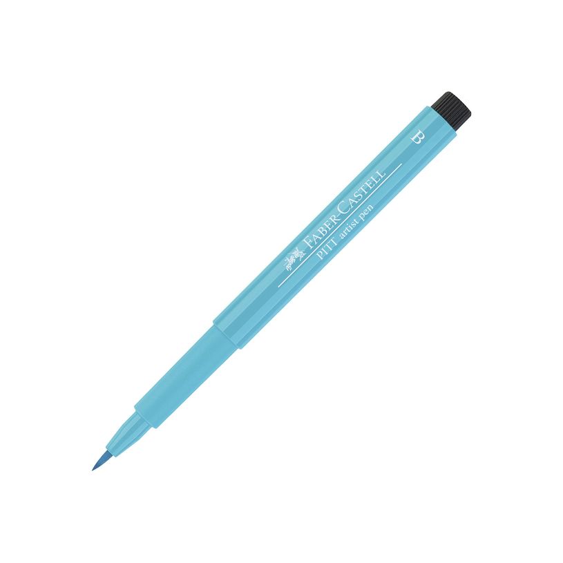 4005401674542-Faber-Castell PITT Artist Pen - Feutre pinceau à pointe souple - permanent - turquoise cob-P_79403832_2-0