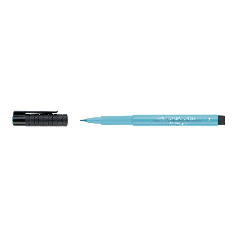 4005401674542-Faber-Castell PITT Artist Pen - Feutre pinceau à pointe souple - permanent - turquoise cob-P_79403832_3-2