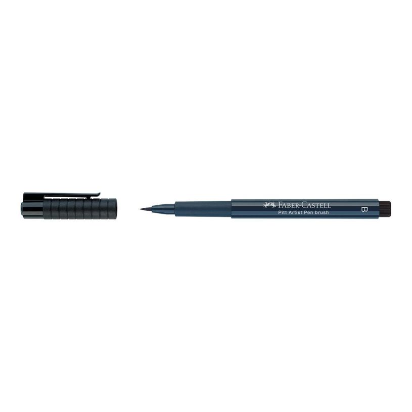 4005401674573-Faber-Castell PITT Artist Pen - Feutre pinceau à pointe souple - permanent - indigo foncé-P_79403834_3-0
