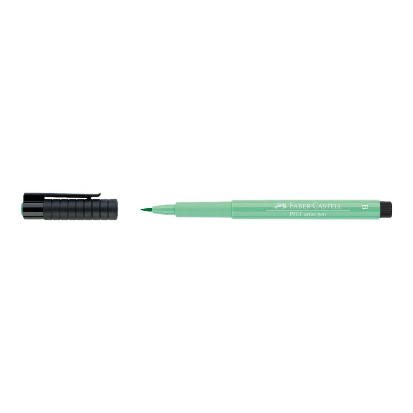 4005401674627-Faber-Castell PITT Artist Pen - Feutre pinceau à pointe souple - permanent - vert phtalo c-P_79403835_2-0
