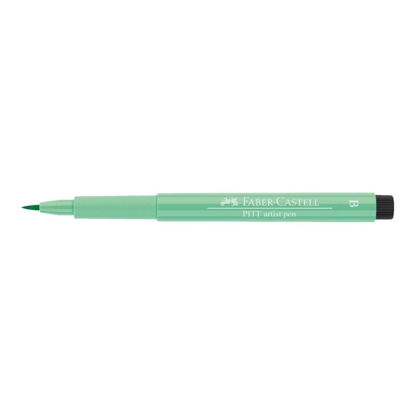 4005401674627-Faber-Castell PITT Artist Pen - Feutre pinceau à pointe souple - permanent - vert phtalo c-P_79403835_3-3