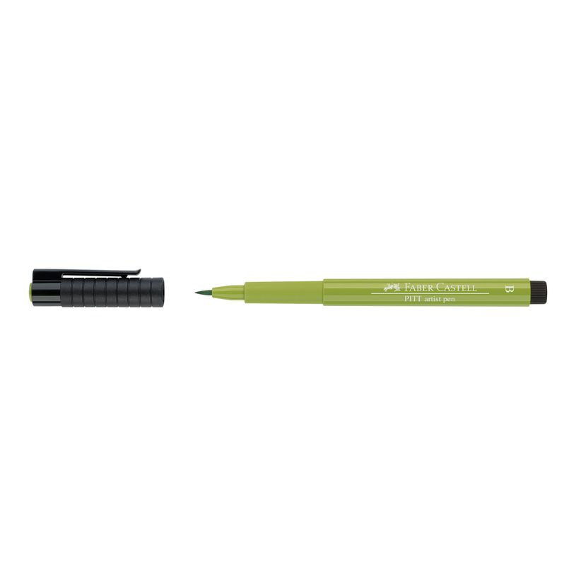 4005401674702-Faber-Castell PITT Artist Pen - Feutre pinceau à pointe souple - permanent - vert mai - en-P_79403839_2-3