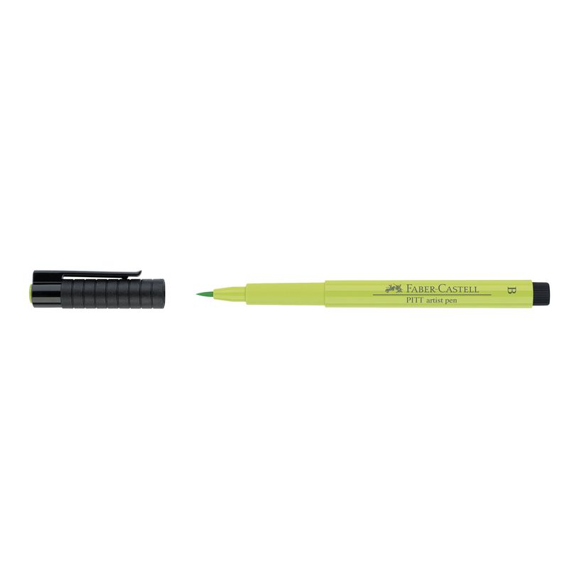 4005401674719-Faber-Castell PITT Artist Pen - Feutre pinceau à pointe souple - permanent - vert clair - -P_79403840_4-3