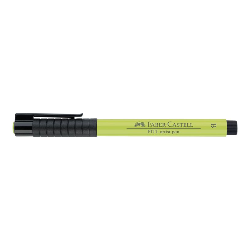 4005401674719-Faber-Castell PITT Artist Pen - Feutre pinceau à pointe souple - permanent - vert clair - -P_79403840_5-2