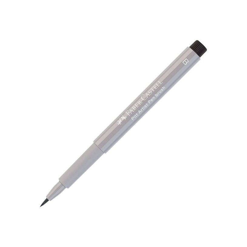 4005401674726-Faber-Castell PITT Artist Pen - Feutre pinceau à pointe souple - permanent - gris foncé 3-P_79403841_3-0