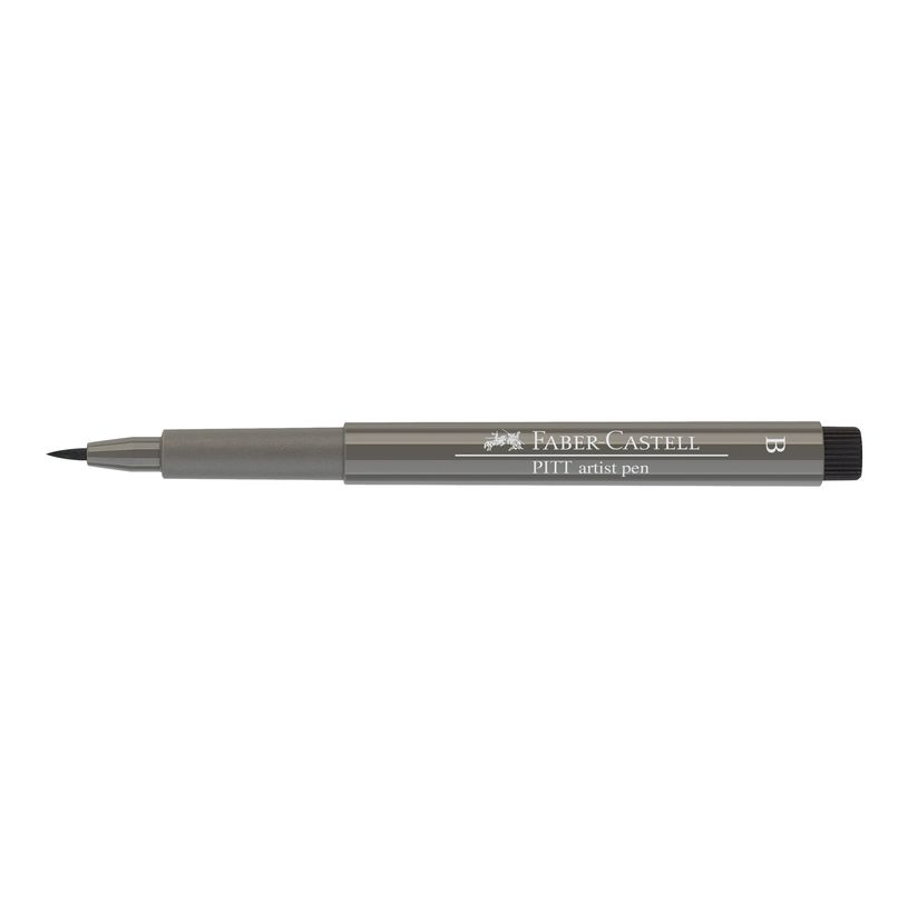 4005401674733-Faber-Castell PITT Artist Pen - Feutre pinceau à pointe souple - permanent - gris chaud 4 -P_79403842_1-1