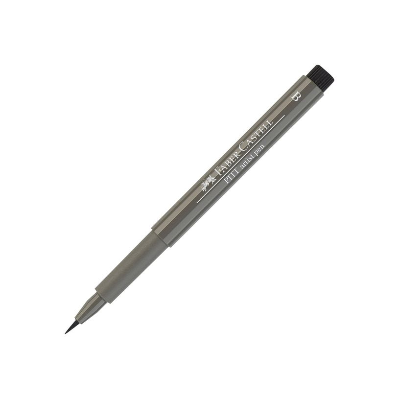 4005401674733-Faber-Castell PITT Artist Pen - Feutre pinceau à pointe souple - permanent - gris chaud 4 -P_79403842_2-0