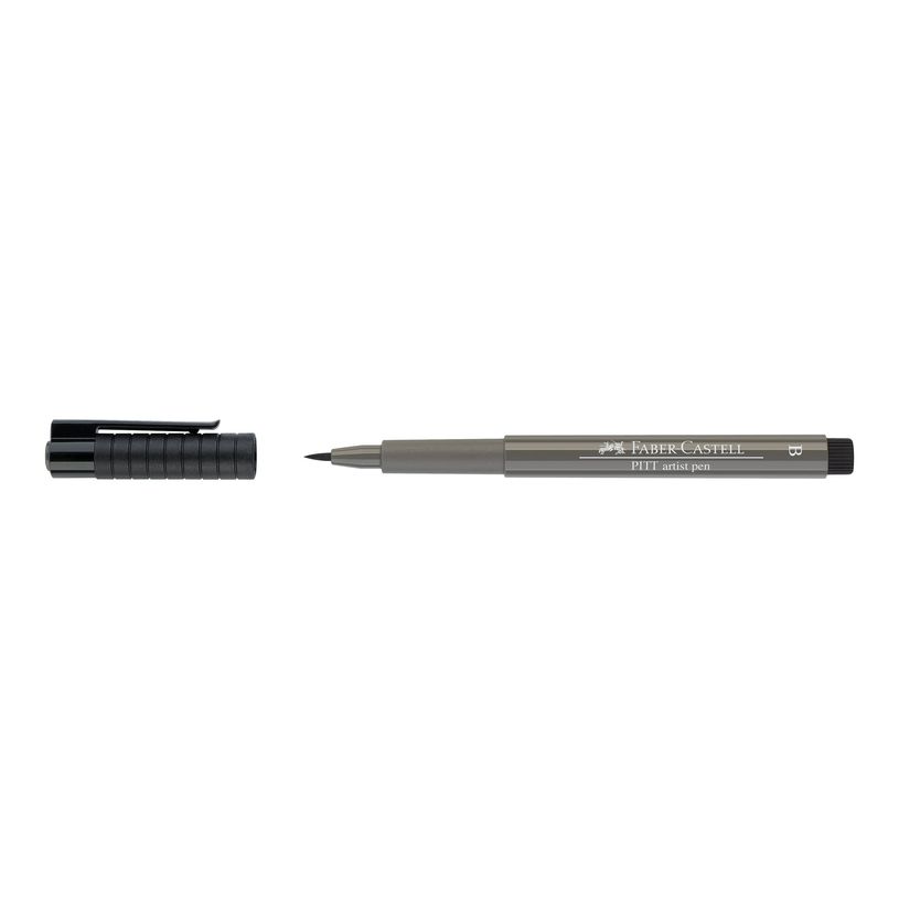 4005401674733-Faber-Castell PITT Artist Pen - Feutre pinceau à pointe souple - permanent - gris chaud 4 -P_79403842_3-3