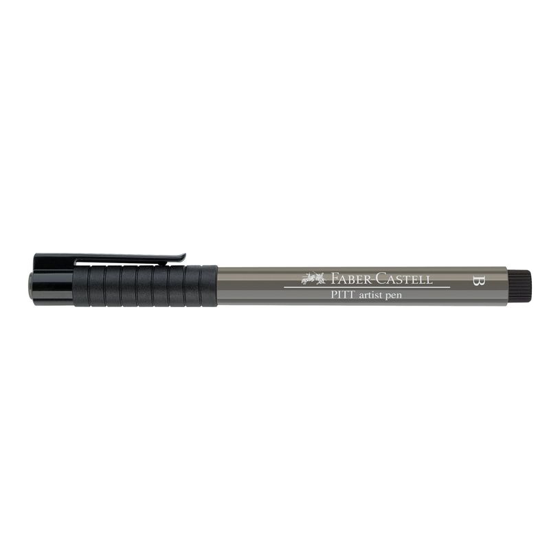 4005401674733-Faber-Castell PITT Artist Pen - Feutre pinceau à pointe souple - permanent - gris chaud 4 -P_79403842_4-2