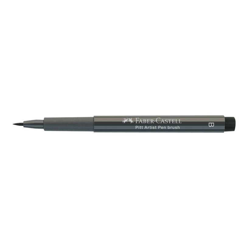 4005401674740-Faber-Castell PITT Artist Pen - Feutre pinceau à pointe souple - permanent - gris foncé 5-P_79403843_6-2