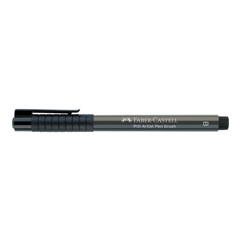 4005401674740-Faber-Castell PITT Artist Pen - Feutre pinceau à pointe souple - permanent - gris foncé 5-P_79403843_7-1