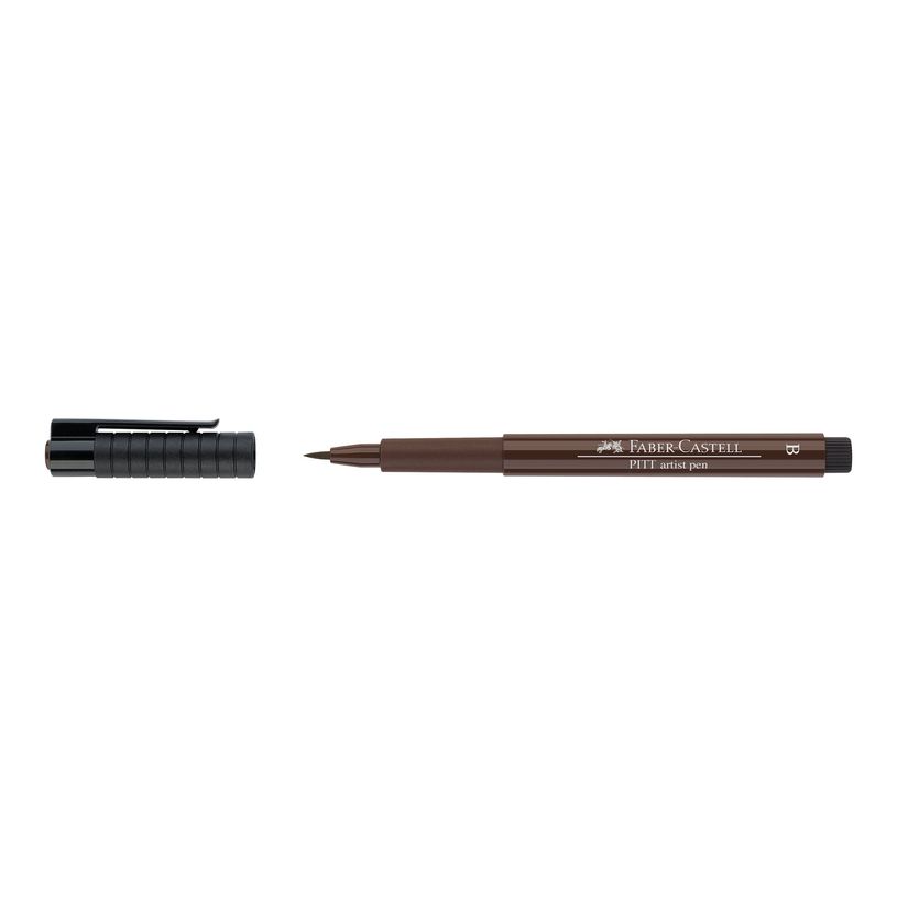 4005401674757-Faber-Castell PITT Artist Pen - Feutre pinceau à pointe souple - permanent - sepia foncé -P_79403844_4-2