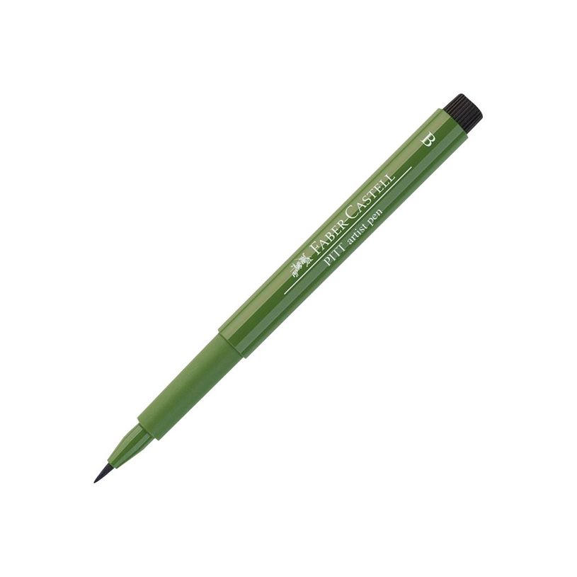 4005401674764-Faber-Castell PITT Artist Pen - Feutre pinceau à pointe souple - permanent - vert de chrom-P_79403845_3-1