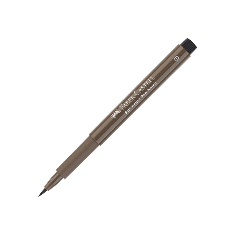4005401674771-Faber-Castell PITT Artist Pen - Feutre pinceau à pointe souple - permanent - marron noix --P_79403846_2-2