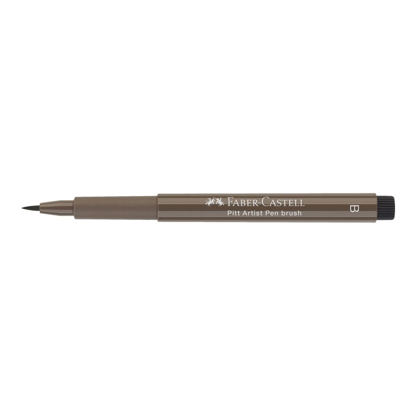 4005401674771-Faber-Castell PITT Artist Pen - Feutre pinceau à pointe souple - permanent - marron noix --P_79403846_4-3