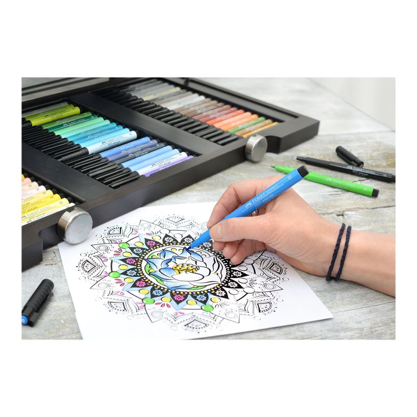 4005401674887-Faber-Castell PITT Artist Pen - Feutre pinceau à pointe souple - permanent - sanguin - enc-P_79403850_6-4