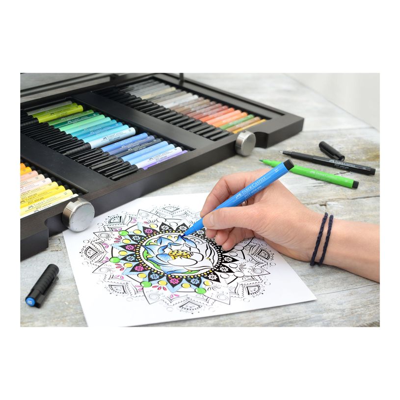 4005401675723-Faber-Castell PITT Artist Pen - Feutre pinceau à pointe souple - permanent - terre verte --P_79403859_5-4