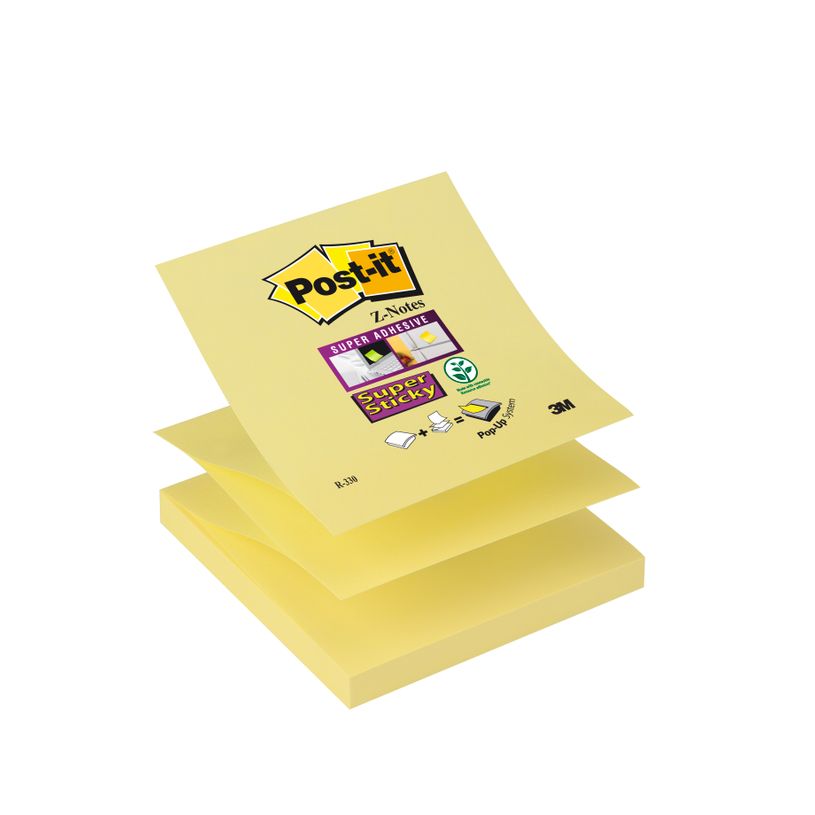 0051141968698-Post-it - Bloc Z-Notes Super Sticky - jaune - 76 x 76 mm-P_79404496_2-0