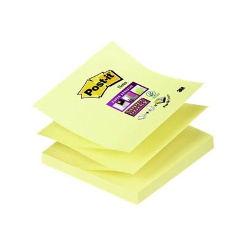 0051141968698-Post-it - Bloc Z-Notes Super Sticky - jaune - 76 x 76 mm-P_79404496_3-2
