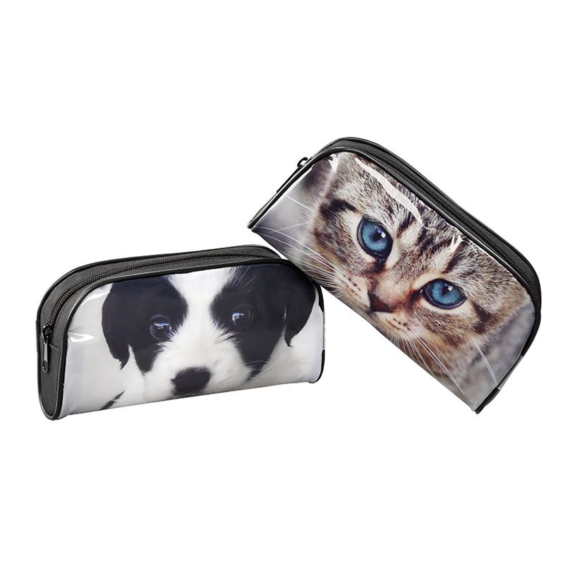 3135259477161-Trousse arrondie Zoo Face - 1 compartiment - 2 animaux disponibles - Viquel-P_79405113_1-0
