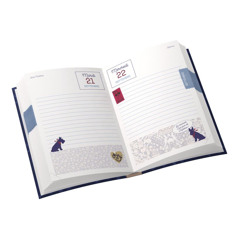 3020120003467-Agenda Chipie City - 1 jour par page - 12 x 17 cm - différents modèles disponibles - Hame-P_79405201_5-4