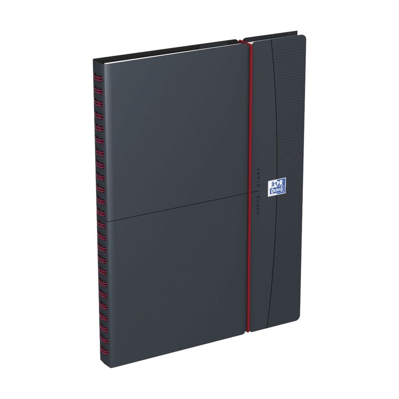 3147280049644-Agenda Oxford Office - 1 semaine sur 2 pages - 21 x 29,7 cm - gris/rouge - Hamelin-P_79405339_5-0