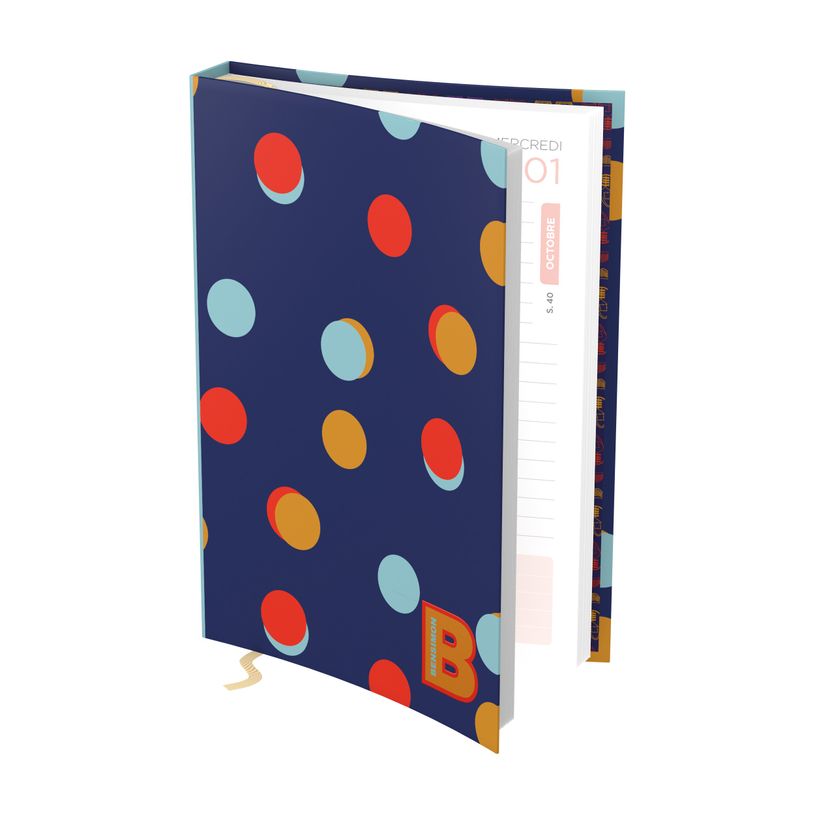 3147280056963-Agenda Bensimon avec signet - 1 jour par page - 12 x 17 cm - différents modèles disponibl-P_79405344_3-2