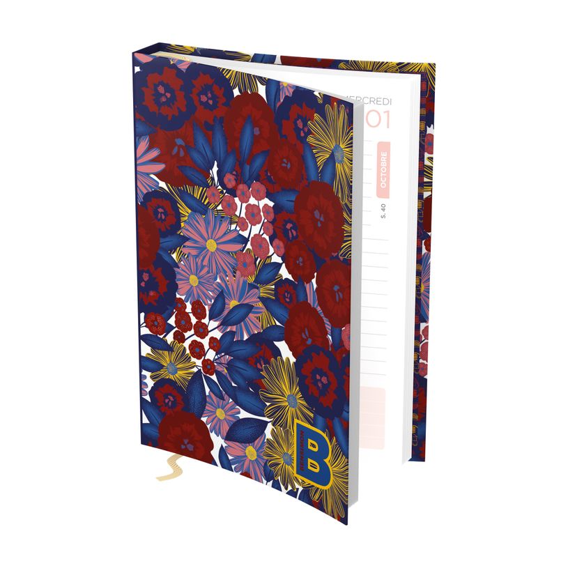 3147280056963-Agenda Bensimon avec signet - 1 jour par page - 12 x 17 cm - différents modèles disponibl-P_79405344_7-6