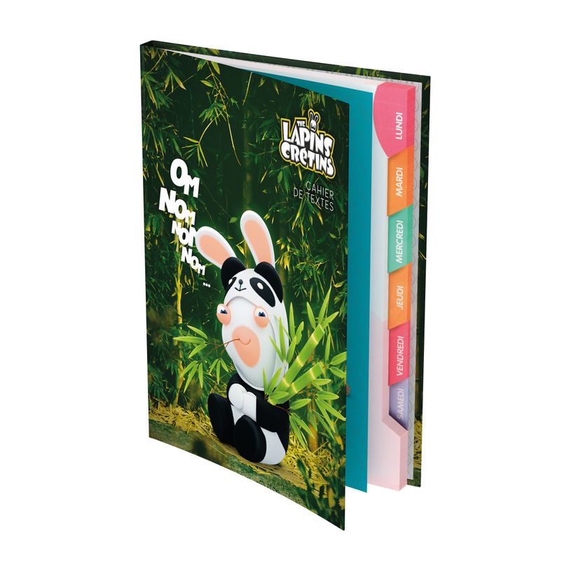 3147280060595-Cahier de textes broché Lapins Crétins Battle - 16 x 22 cm - différents modèles disponi-P_79405356_1-0