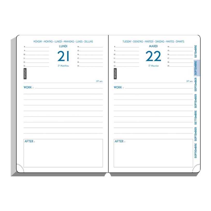 3660942257466-Agenda Verone - 1 jour par page - 10 x 15 cm - disponible dans différentes couleurs - Ex-P_79405369_16-10