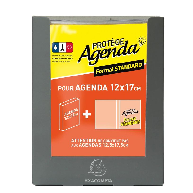 3660942053761-Protège-agenda - 12 x 17 cm - transparent - Exacompta -P_79405371_2-1