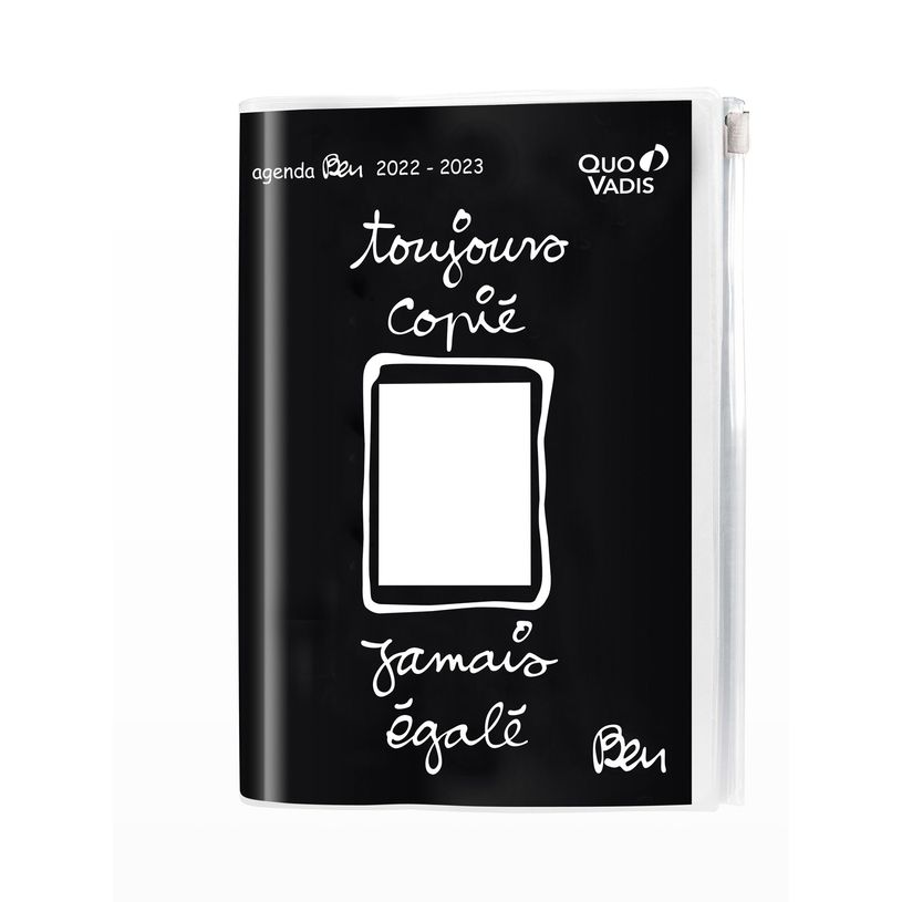 3371010362714-Agenda Ben avec poche zip - 1 jour par page - 12 x 17 cm - différents modèles disponibles-P_79405839_1-0